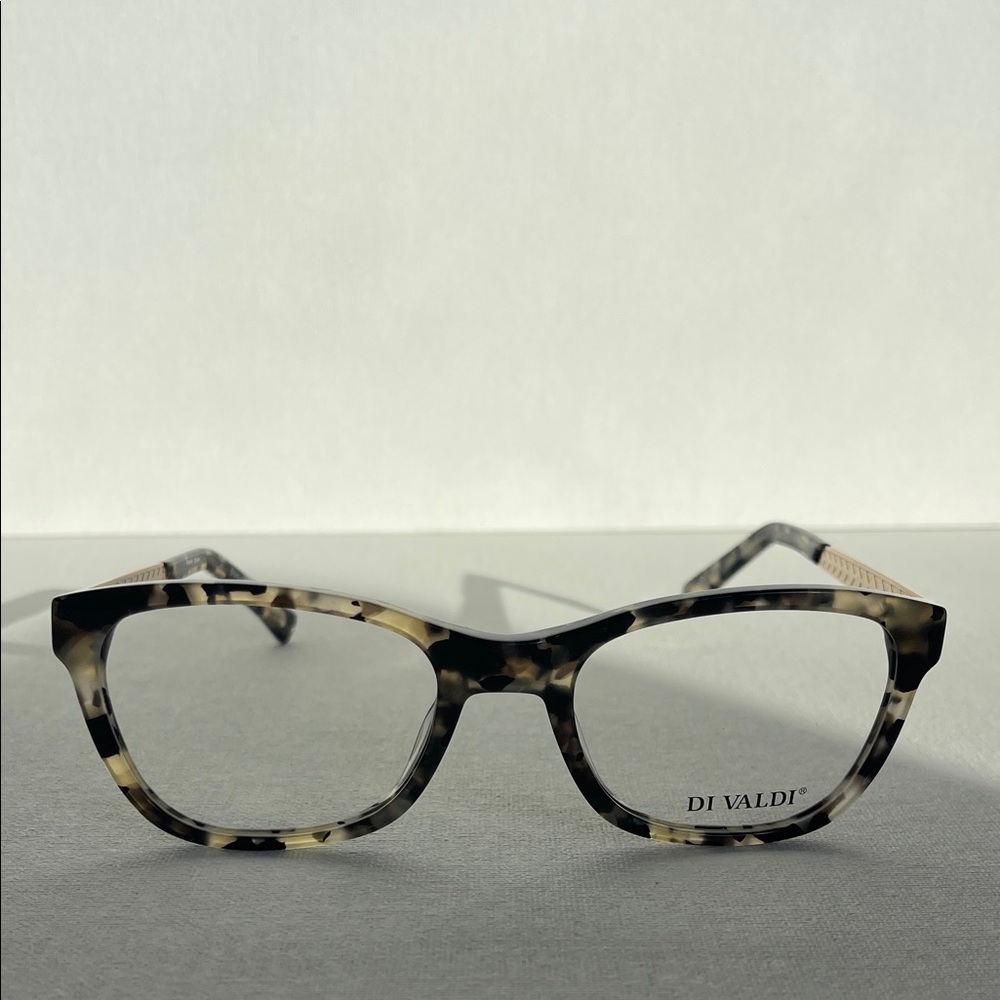 New Di Valdi Women's Tortoise Shell Glasses Model DVO 8059 Size: 52-20-140